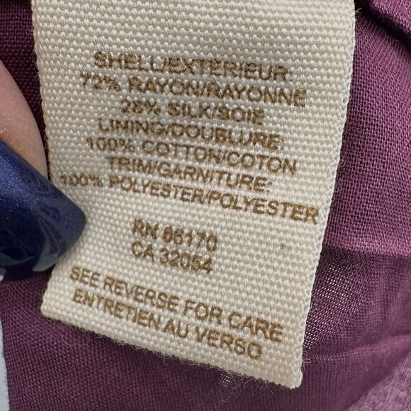 Free People Velvet Burnout Tunic Mini Dress Sz 8 Silk Forbidden Ivy Red Purple - Picture 11 of 12